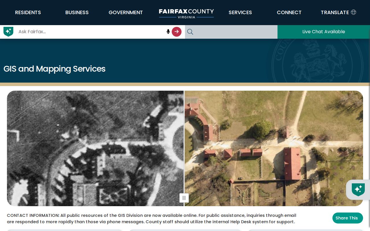 Woodlawn residents directory Fairfax GIS tools
