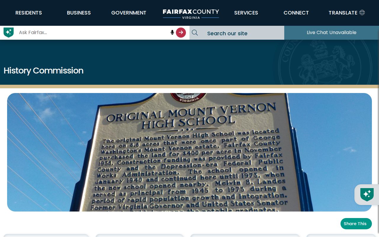 Woodlawn city directory history research through Fairfax History Commission resources