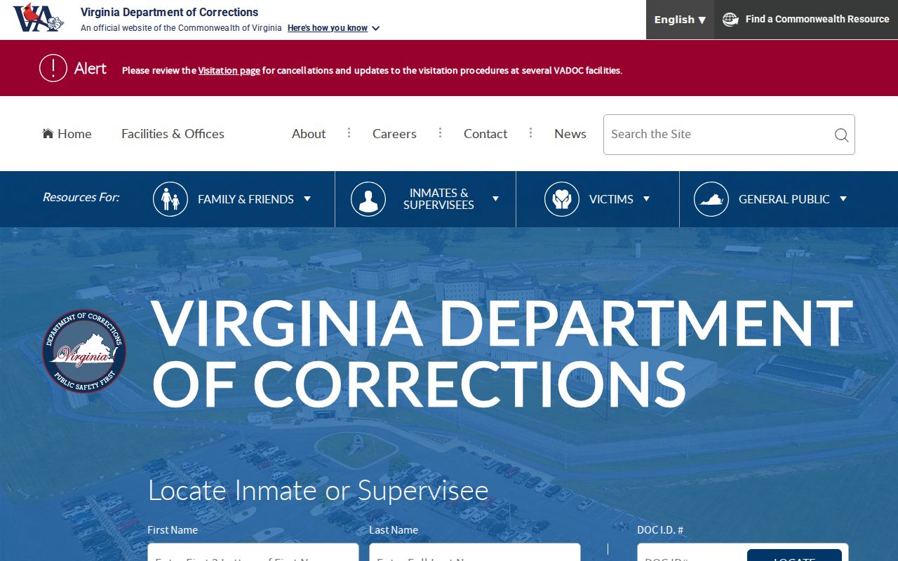 Woodlawn residents directory Virginia Department of Corrections locator